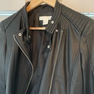 Size 4 H&M Faux Leather Jacket